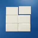 Reclaimed bevelled glazed ceramic wall tiles - Sold per m2