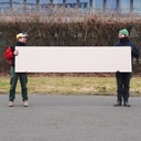 Bevelled mirror with silvered bronze finish by AGC Glass (269 x 60,6 cm)