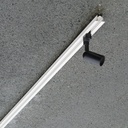 Reclaimed recessed 3-phase trackway by ERCO for track lights (L. 300 cm)