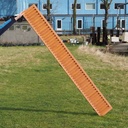 Wooden shutter in basswood (H. 250 cm x W. 30,5 cm)