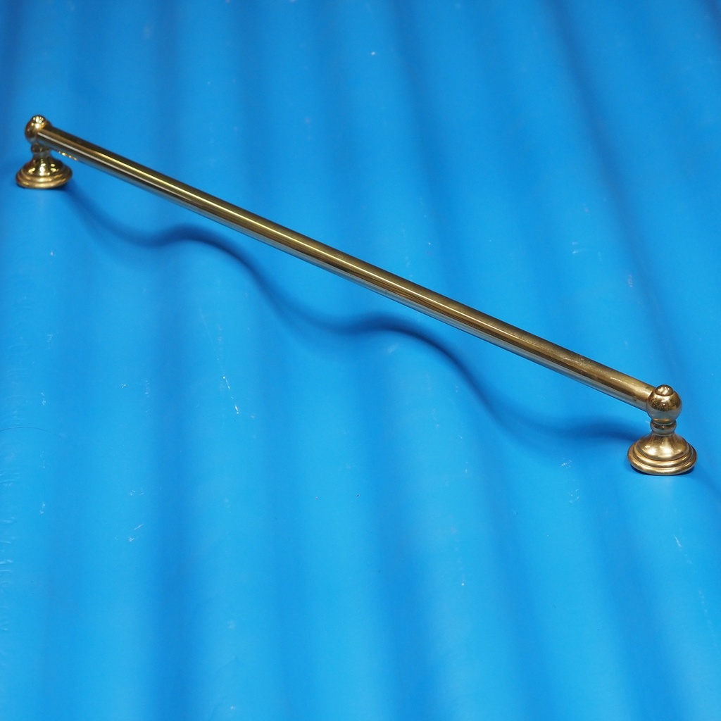 Wall towel bar in brass (L. 85,5 cm)