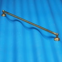 Wall towel bar in brass (L. 85,5 cm)