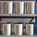 Paint can in tinplate with lid (5L)