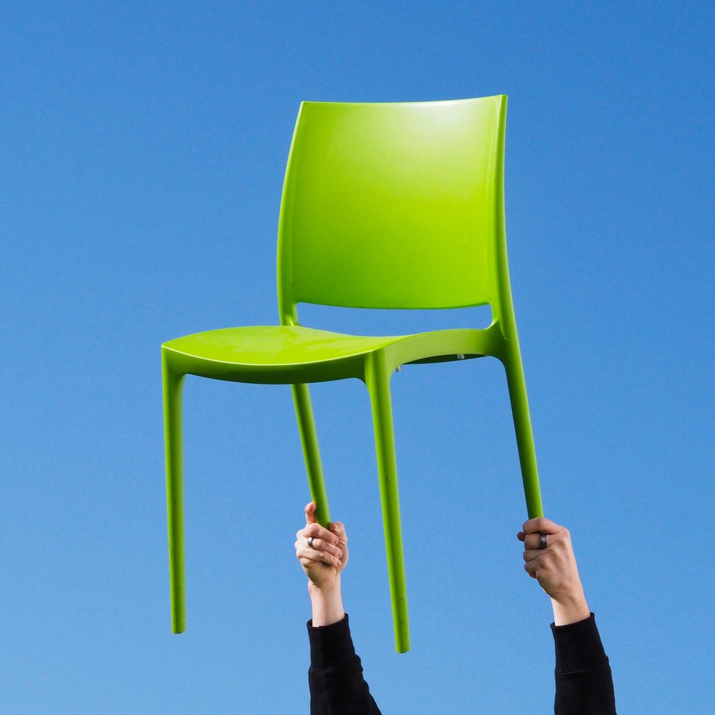 Stackable chair 'Maya' by Siesta