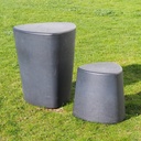 Ottoman 'Heel' in polyethylene by Emilio Nanni for Seltz (various sizes)