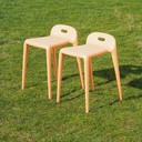 Stackable stool 'Yuyu' by Stefano Giovannoni for Magis (ca. 2000) - Orange