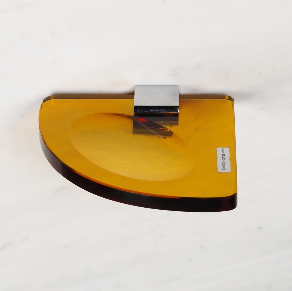 Soap holder in Murano glass by Studio Caprotti