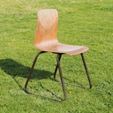 Stackable chair in Pagwood by Thur-op-seat - Faded
