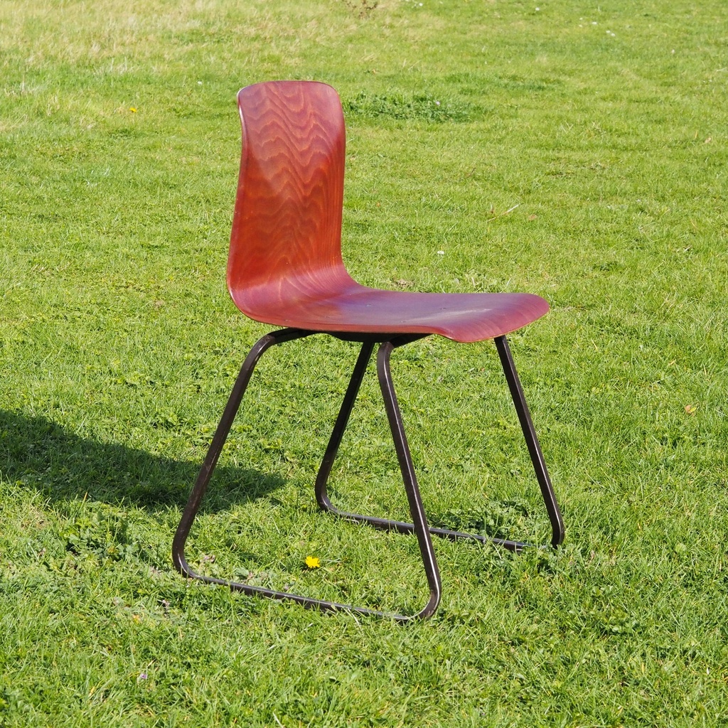 Stackable chair in Pagwood by Thur-op-seat - Varnished