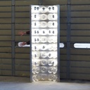 Large curved standing lamp 'Modulo Concavo' by Kimak (H. 240 cm)