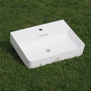 Bathroom sink in ceramic by Laufen