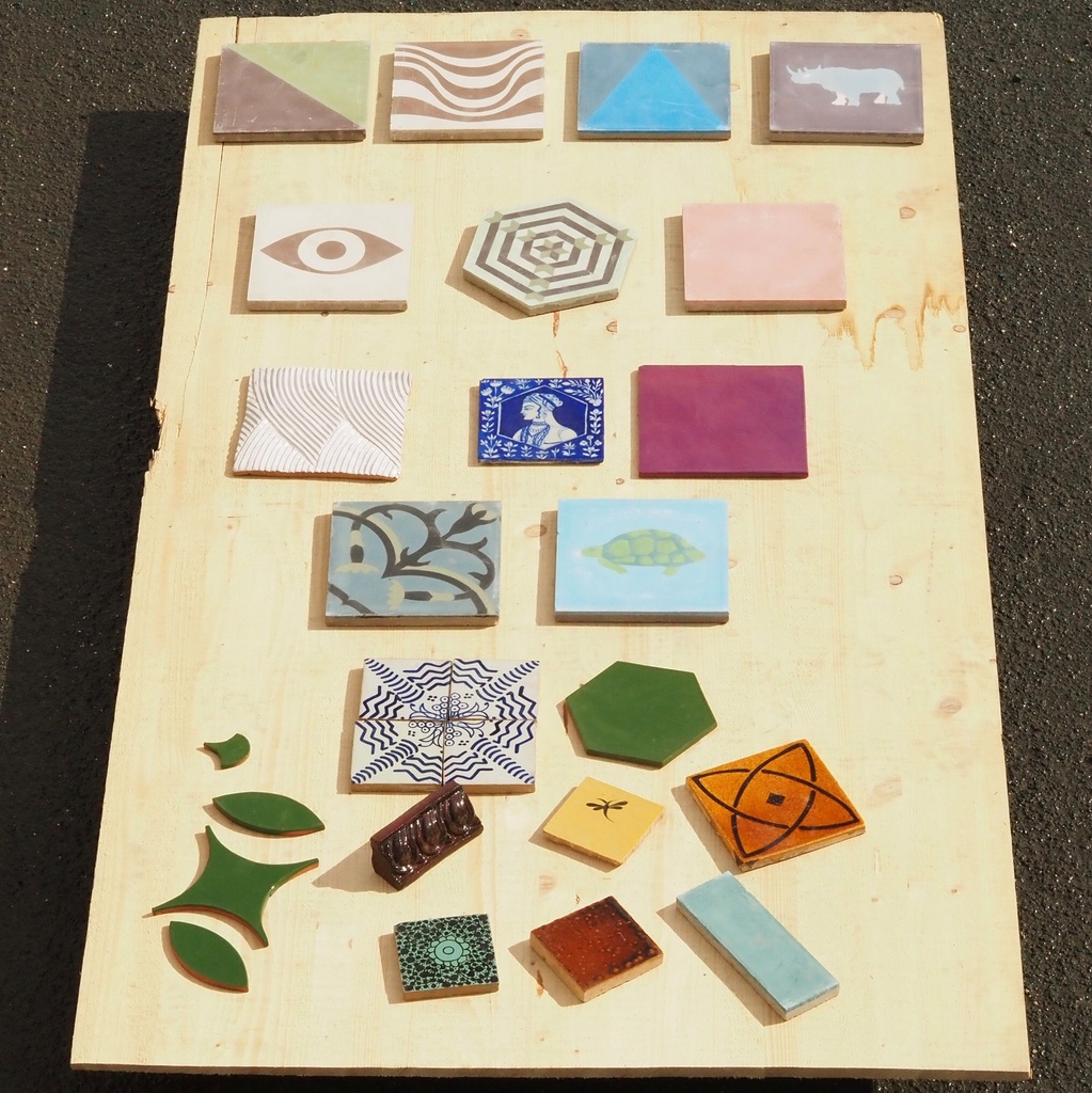Handmade tiles by Emery&Cie (various sizes, shapes and patterns) - Only available in our physical shop