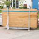 Gymnasium panel in varnished solid beech (222 x 122 cm) - Only available in our physical shop