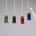 Hanging light 'Tilda' with handmade glass lampshade from Emery&Cie (various colors)