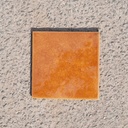 Box of 24 glazed terracotta wall tiles by Emery&Cie (15 x 15 cm) - Brown