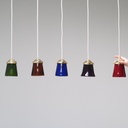 Hanging light 'Mona' with handmade glass lampshades from Emery&Cie (various colors)