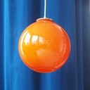 Hanging light 'Oscar' with glass lampshade from Emery&Cie - Orange