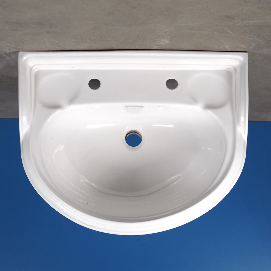 Sink in glazed ceramic by Heritage (W. 58,5 cm)