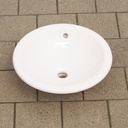 Inset basin in glazed ceramic by Duravit (⌀ 47 cm)