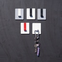 Wall hook with adhesive back
