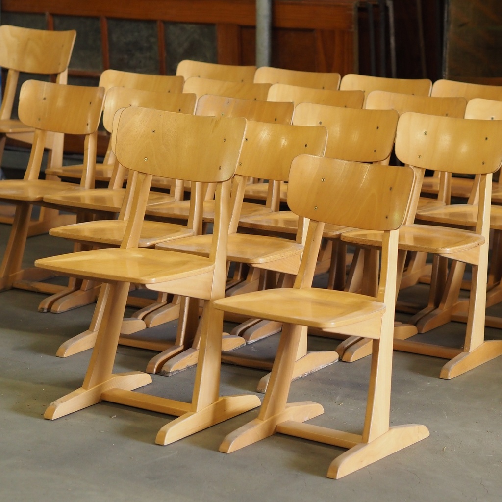 School chair by Karl Nothhelfer for Casala (ca. 1960)