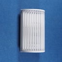 Wall sconce 'Tegola' in glass rods
