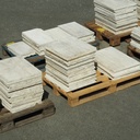 Reclaimed travertine slabs (various sizes) - Sold per m2 only in our physical shop