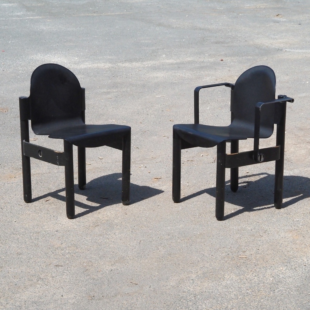 Stackable chair 'Flex' by Gerd Lange for Thonet
