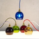 Hanging light 'Ira' with handmade glass lampshades from Emery&Cie (various colors)