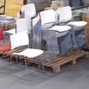 Stackable chair '40/4' by David Rowland for Howe in polyamide