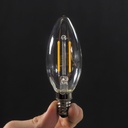 Bulb - OSRAM Classic Energy+ LED E14 Candle B35 Clear 2.5W 470lm 2700K, Dimmable (New)
