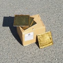 Box of 10 handmade wall tiles by Emery&Cie (10 x 10 cm) - Gold shiny