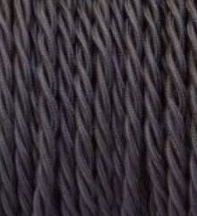 Twisted textile electrical cable 3 X 0,75 (VARIOUS COLORS)