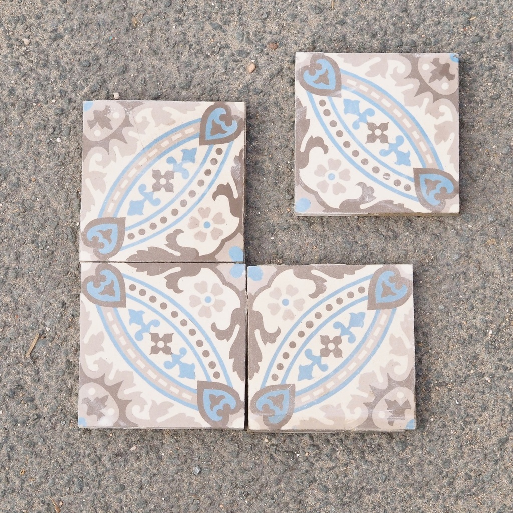 Ceramic tiles by Saint Ghislain (14 x 14 cm) - Sold per m2