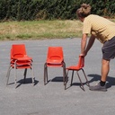 Stackable kids chair by Schilte