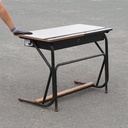 Cantilever double school desk by Fameta (120 x 50 cm)