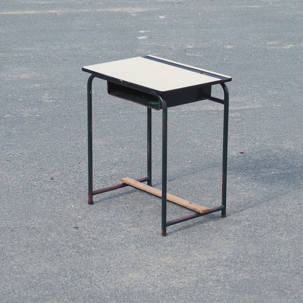 School desk with formica tabletop (70 x 50 cm)