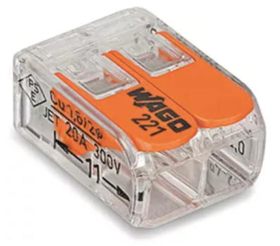 WAGO connection terminals - Set of 5 pieces (2/3/5 conductors) (New)