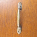Pull handle in solid brass (L. 20 cm)