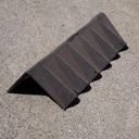 Roofing tile 'Carbon' in fibre cement