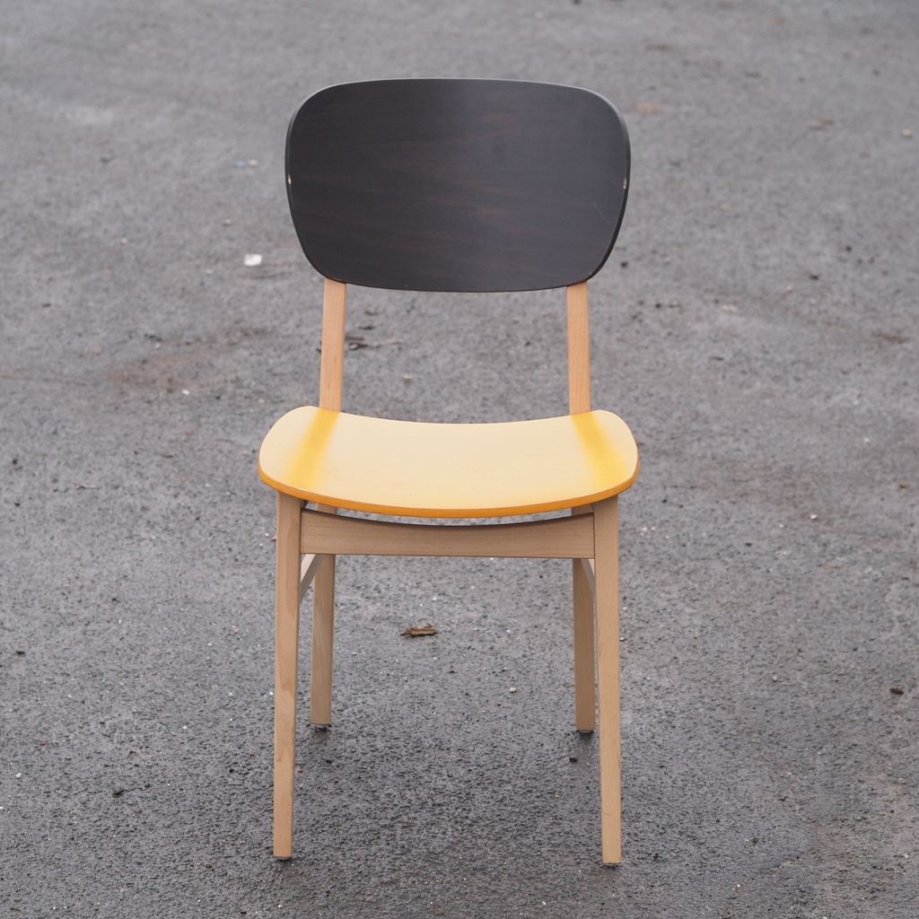 Chair 'Cup Cup' by Luc Vincent for Z-Editions (Black/Orange)