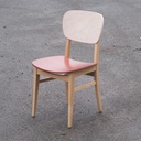 Chair 'Cup Cup' by Luc Vincent for Z-Editions (Light pink/Red)