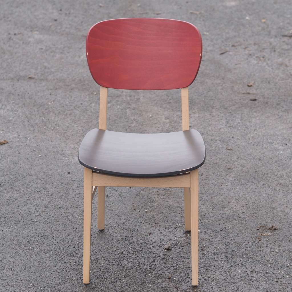 Chair 'Cup Cup' by Luc Vincent for Z-Editions (Red/Black)