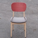 Chair 'Cup Cup' by Luc Vincent for Z-Editions (Red/Black)