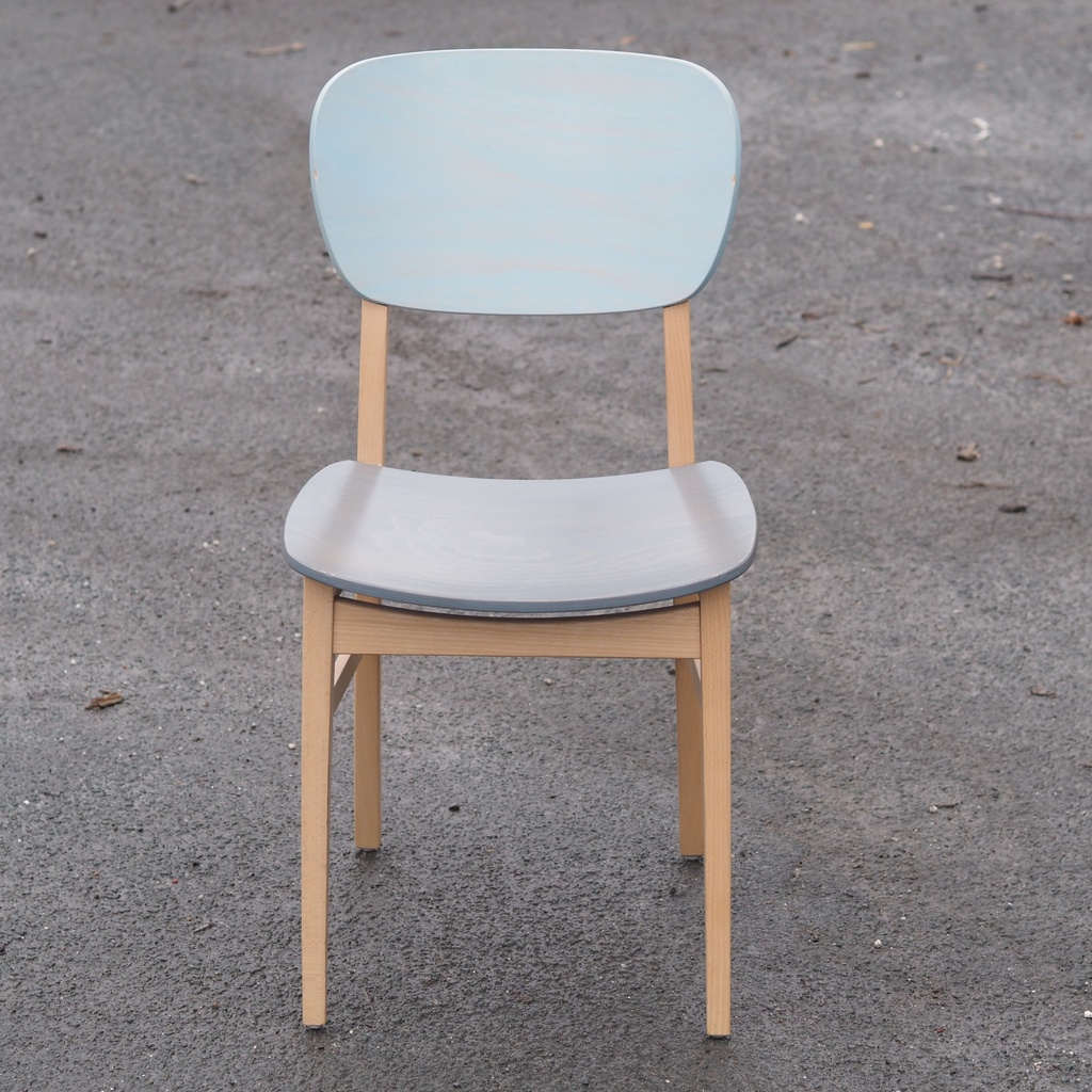 Chair 'Cup Cup' by Luc Vincent for Z-Editions (Sky blue/Blue)