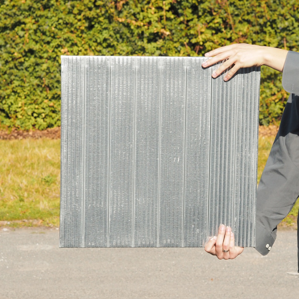 Shelf panel in galvanized steel for shelf 'Super 1-2-3' by Metalsistem (L. 59 x W. 57,5 cm)