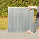 Shelf panel in galvanized steel for shelf 'Super 1-2-3' by Metalsistem (L. 59 x W. 57,5 cm)