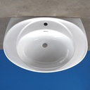 Large bathroom sink in glazed ceramic by Villeroy & Boch