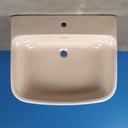 Large sink in glazed camel ceramic by Ideal Standard