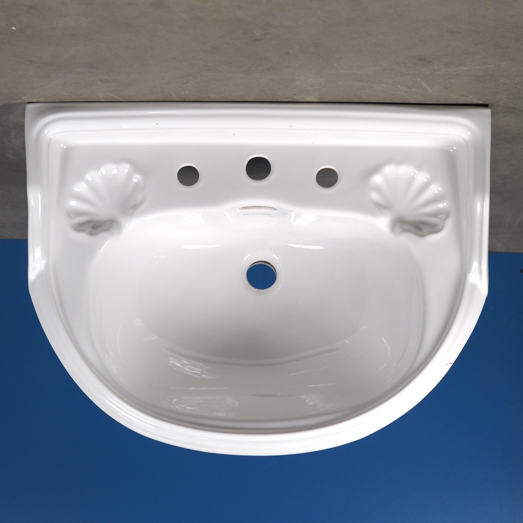 Sink in glazed ceramic by Heritage (W. 64,5 cm)